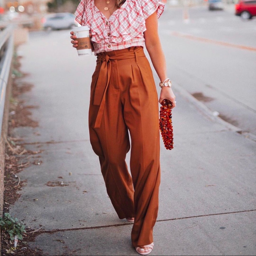 Sezane Arthur Pants in Coffee
